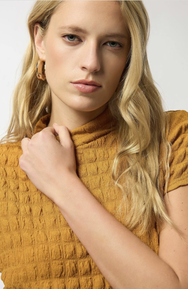 Haut ajusté en tricot texturé - JOSEPH RIBKOFF 