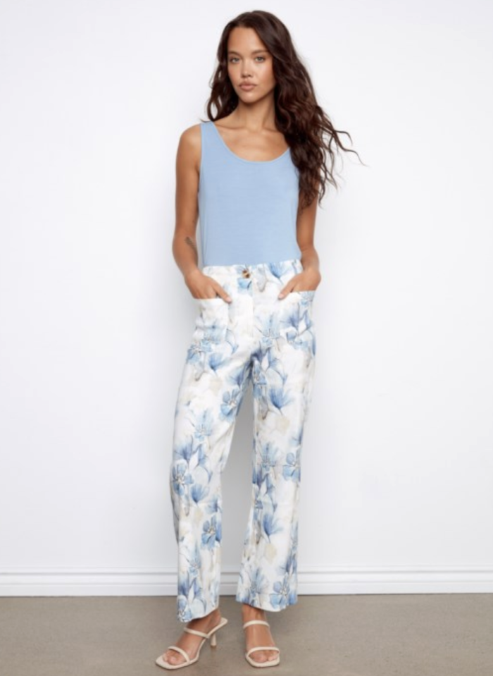 Pantalon court en lin - CHARLIE B
