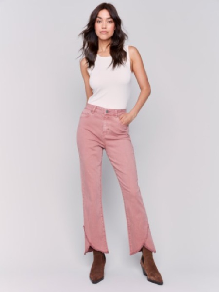 Jean avec ourlet tulipe à l'avant - CHARLIE B - C5556 - Charlie B