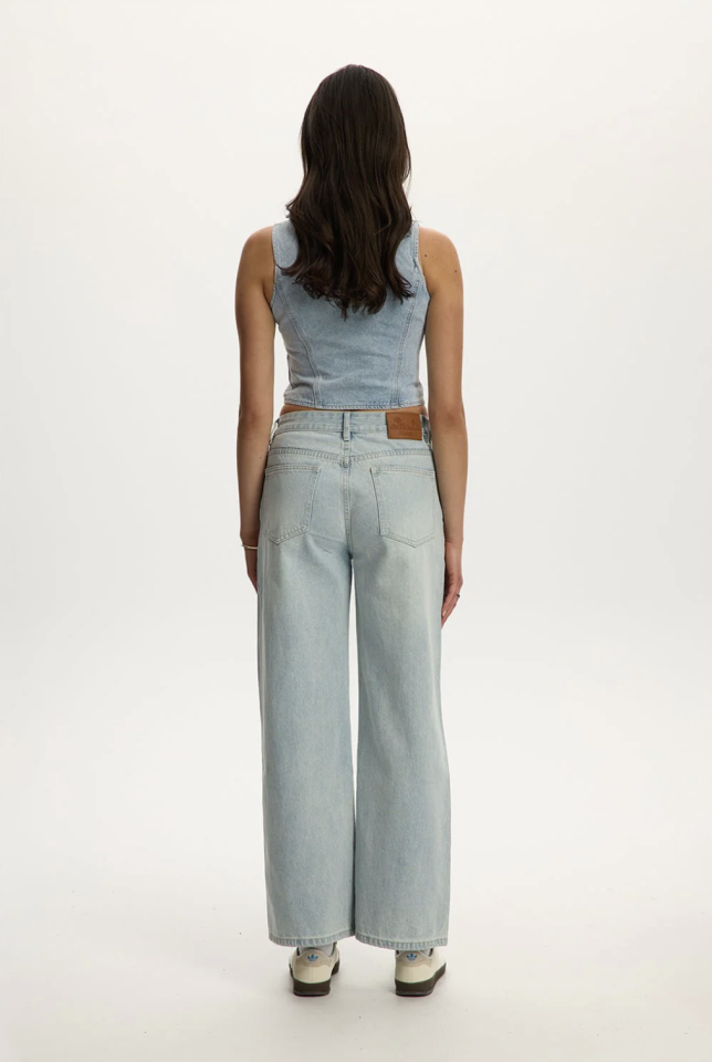 Jeans taille basse Dion - KUWALLA-TEE