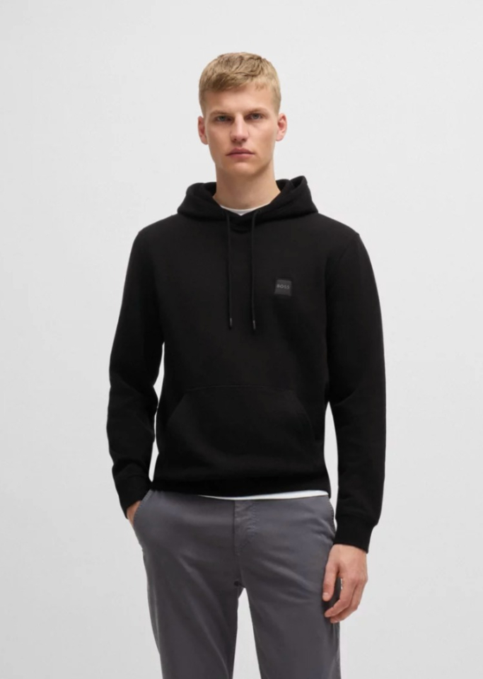 Sweat à capuche en coton Terry - HUGO BOSS