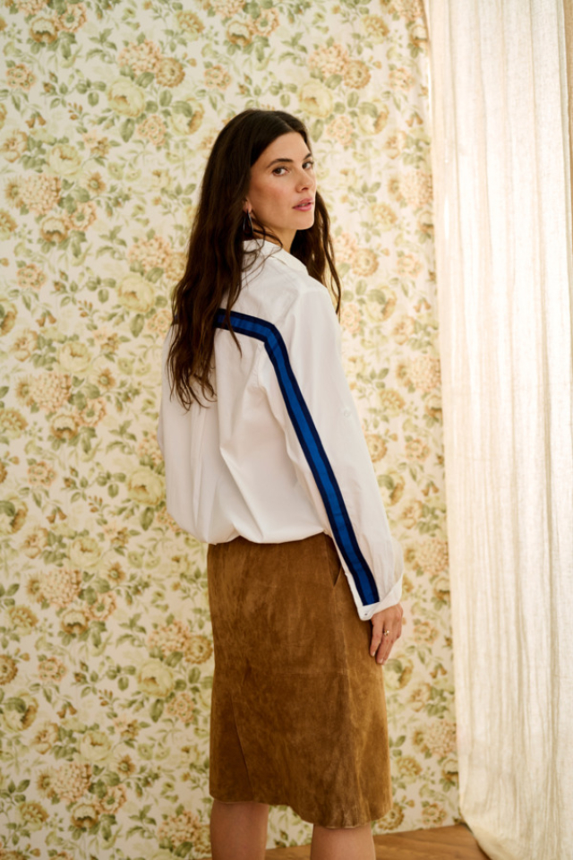 Chemise courte Stela – CREAM