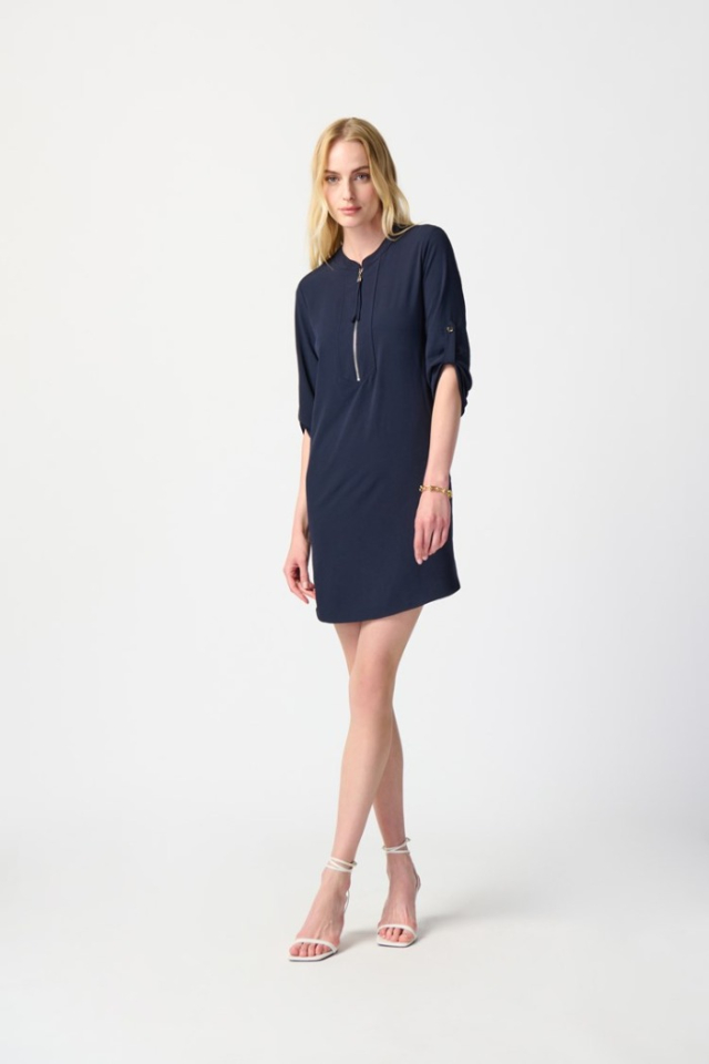 Robe droite col mao - JOSEPH RIBKOFF - 232201S24 - Joseph Ribkoff