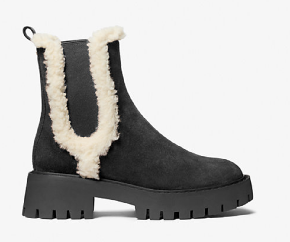 Bottes Asher en daim et fausse peau de mouton- MICHAEL KORS 