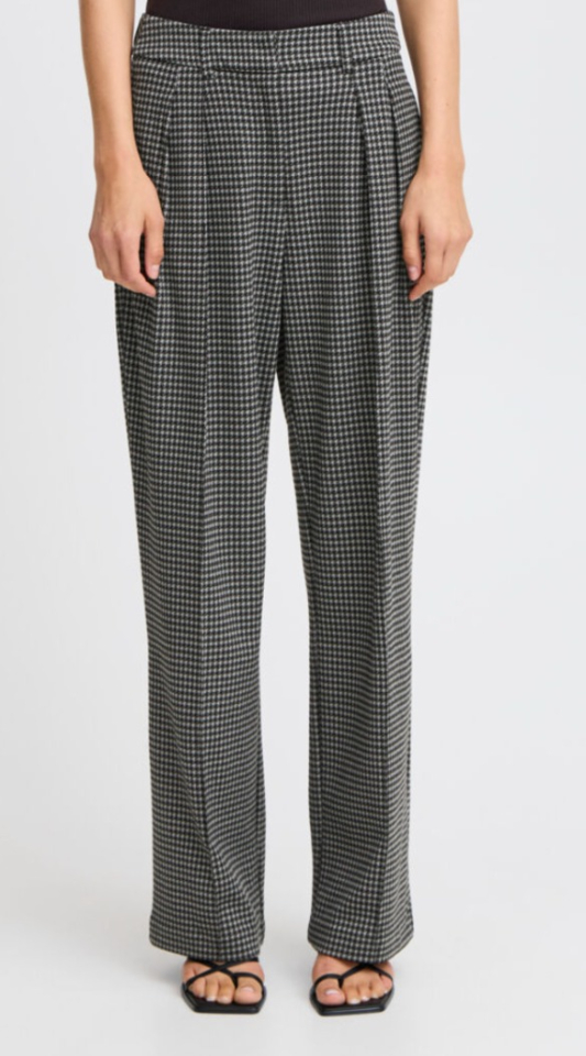 Pantalon Houndstooth - ICHI - 20122245 - ICHI