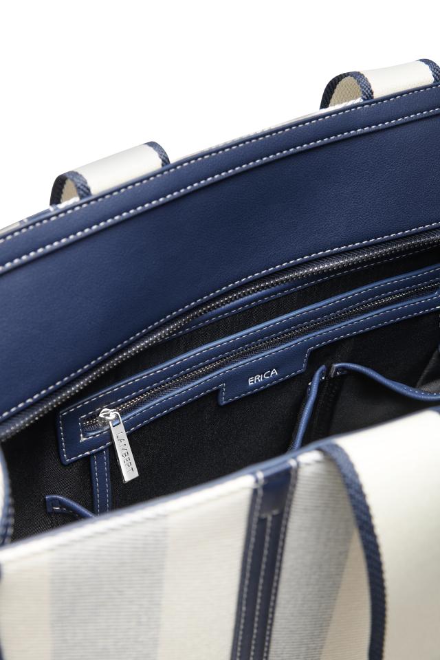 Sac fourre-tout en canevas Erica – LAMBERT