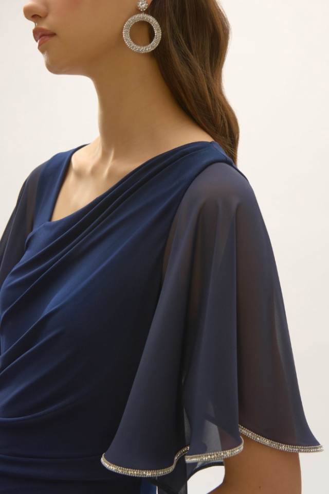 Robe élégante manche brillante - JOSEPH RIBKOFF