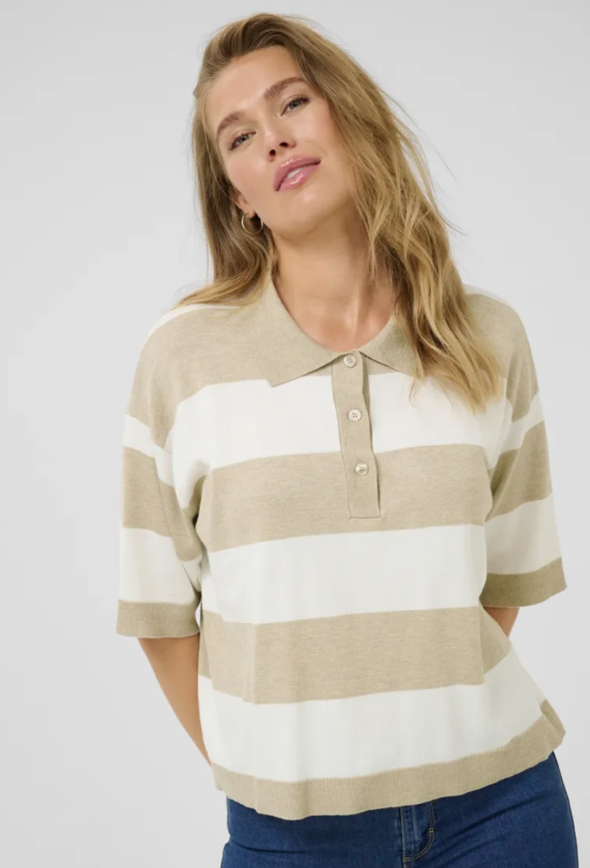 Polo Tricoté Kalizza - KAFFE - 10509932 - KAFFE