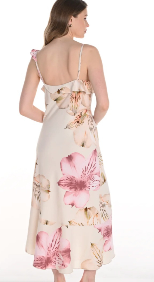 Robe à imprimés de fleurs - FRANK LYMAN 