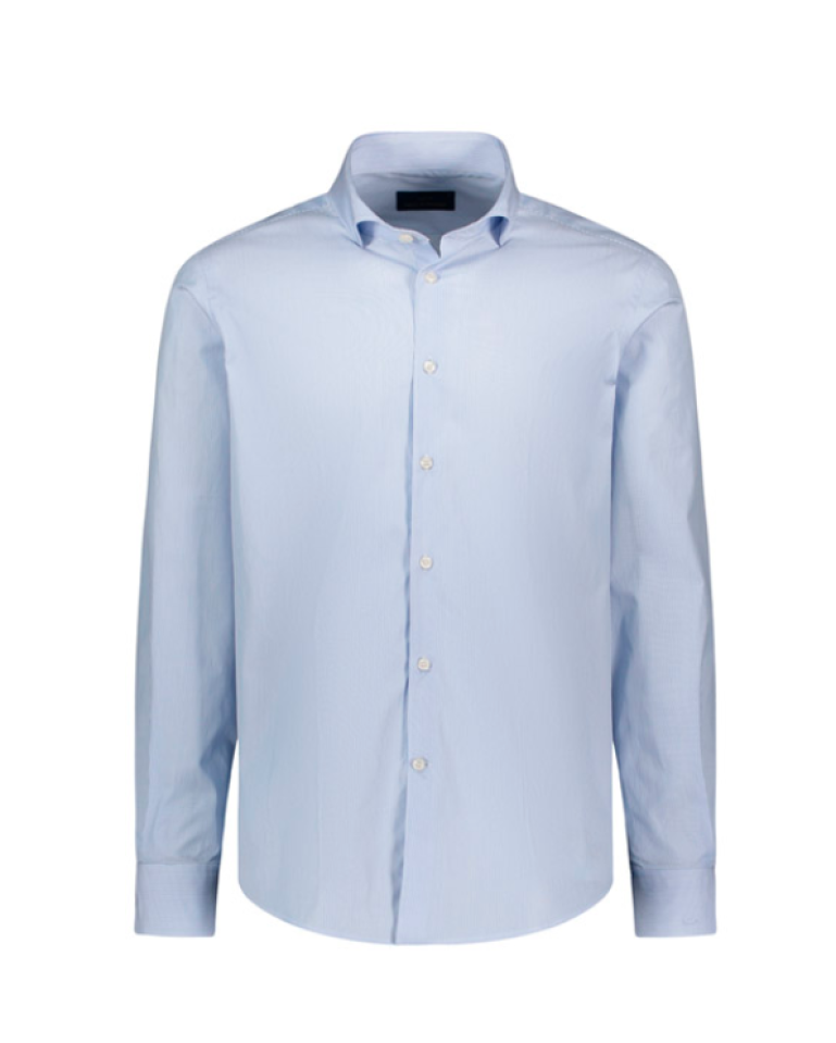 Chemise Popeline Coton Soffio Col Français – PAUL & SHARK - 99313010CF - Paul & Shark