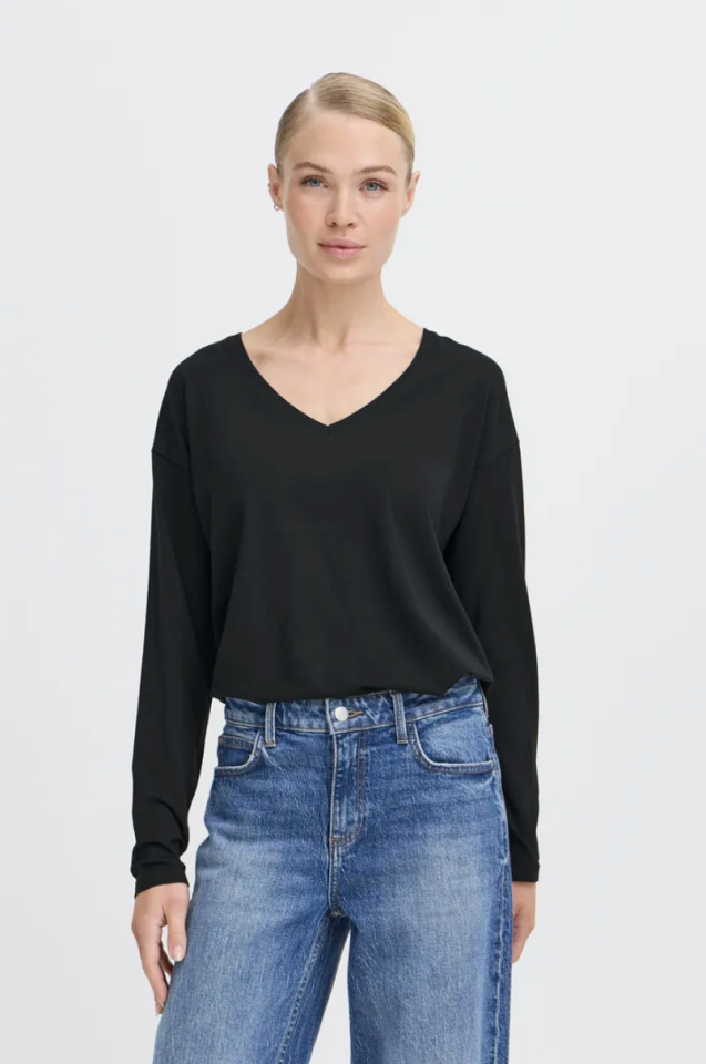 Chandail col en V Pamila - B.YOUNG - 20817195 - B.YOUNG