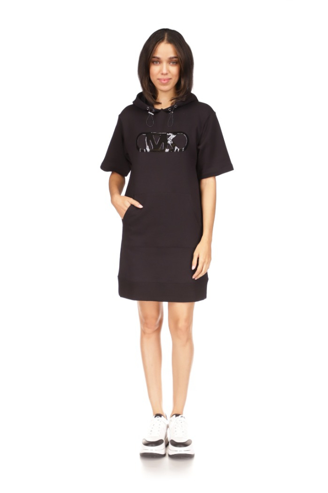 Robe à capuche avec détail en silicone - MICHAEL KORS - MT482II4 - Michael Kors