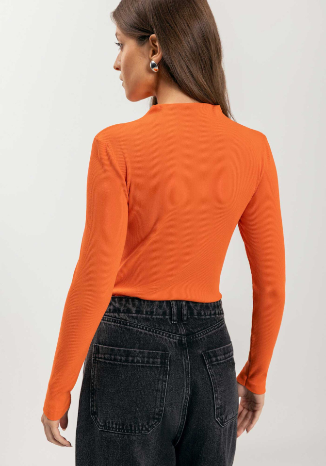 Haut côtelé Laranja - LEZALEZ