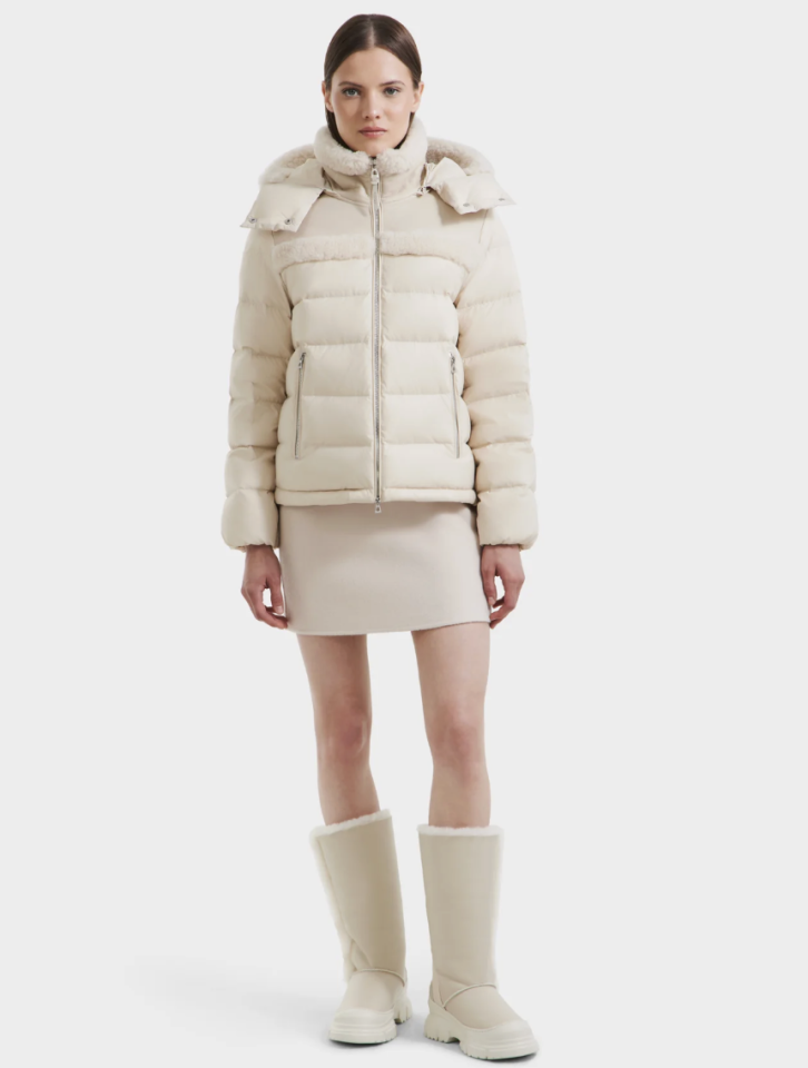 Manteau en duvet et shearling Sandra – Rudsak - 8125612 - Rudsak