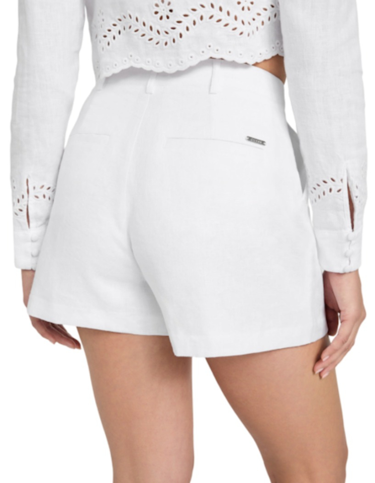 Short Gen en lin à coupe tailleur - GUESS 