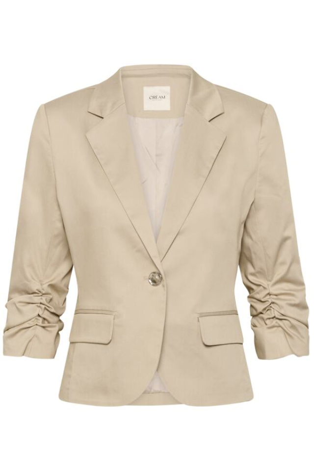 Veston court Gia – CREAM