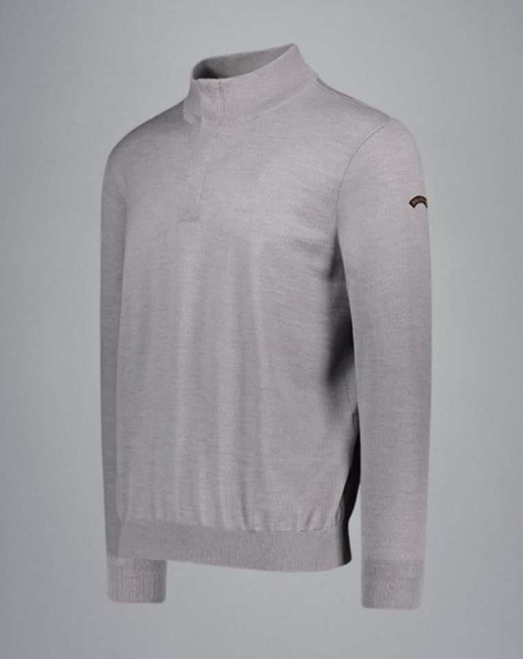 Pull d'été en laine à demi-fermeture éclair - PAUL & SHARK