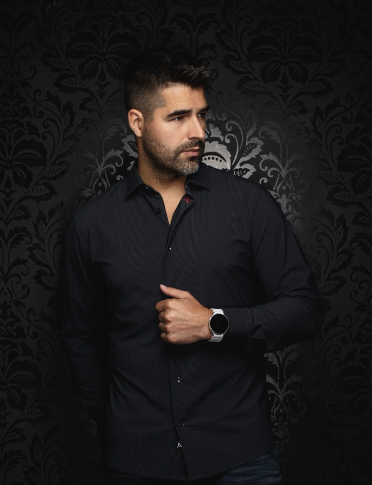 Chemise Nicolas - AU NOIR - NICOLAS_STRP - AU NOIR