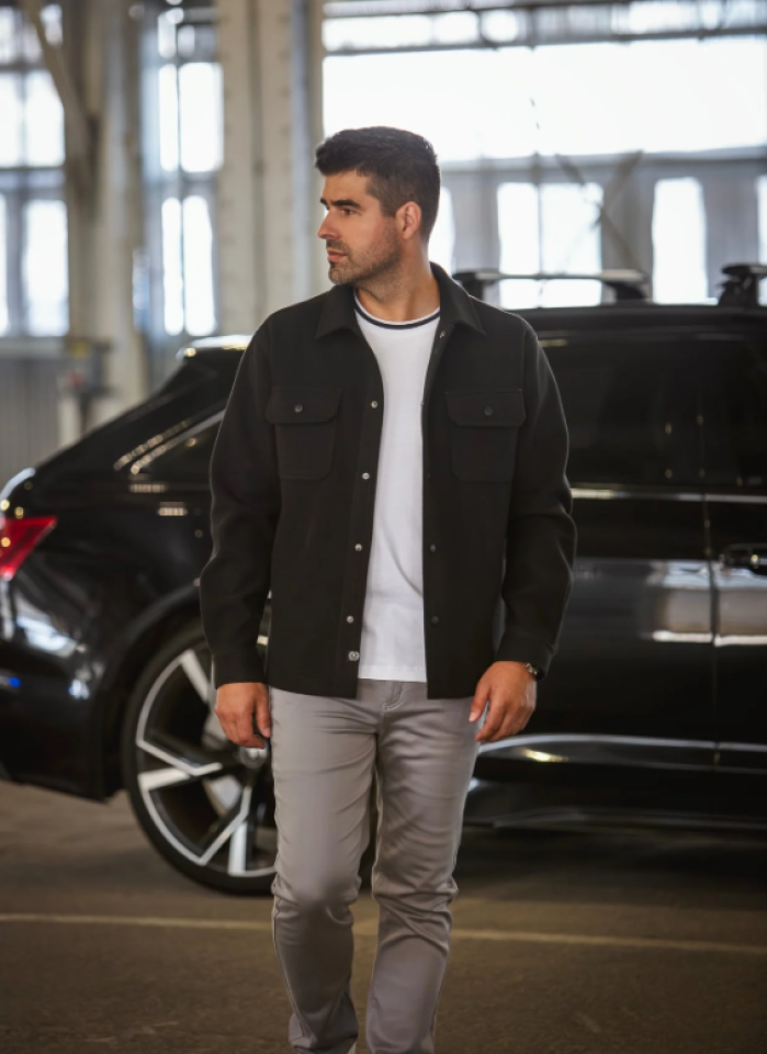 Surchemise décontractée Danali - AU NOIR