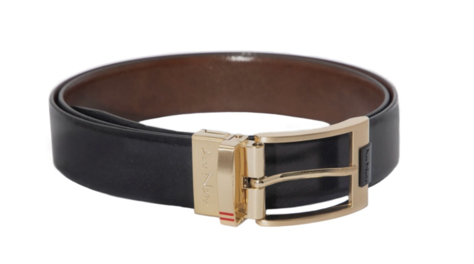 Ceinture réversible Desoto à boucle or - AU NOIR - DESOTO - AU NOIR