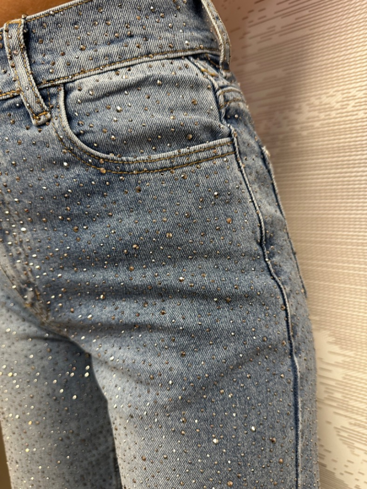 Jean brillant évasé - VIBRANT