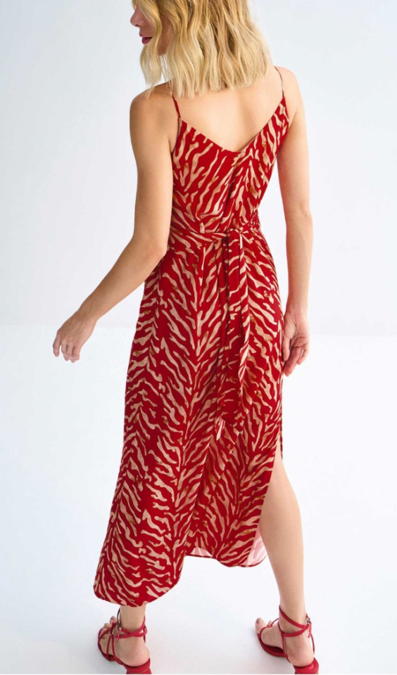 Robe midi imprimée - LEZALEZ