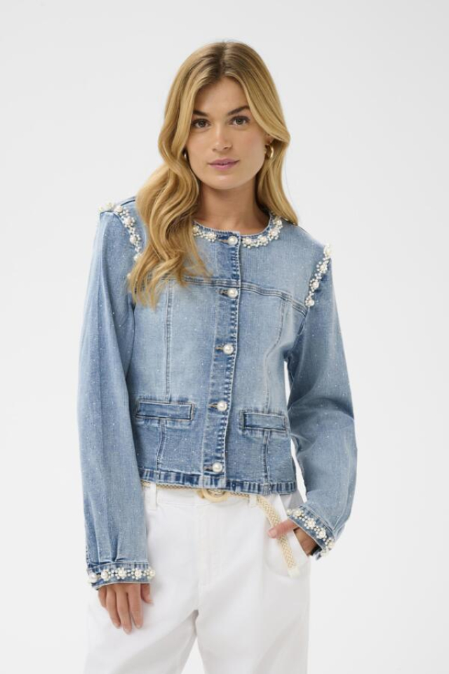 Veste en denim Sio – CREAM - 10614844 - CREAM