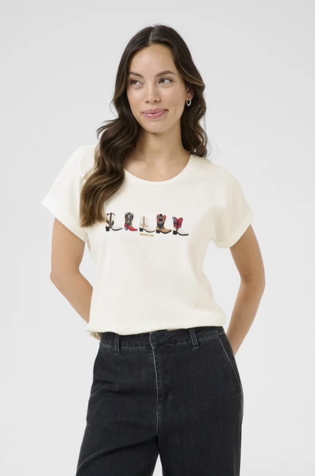 T-shirt Sita - CREAM - 10614080 - CREAM