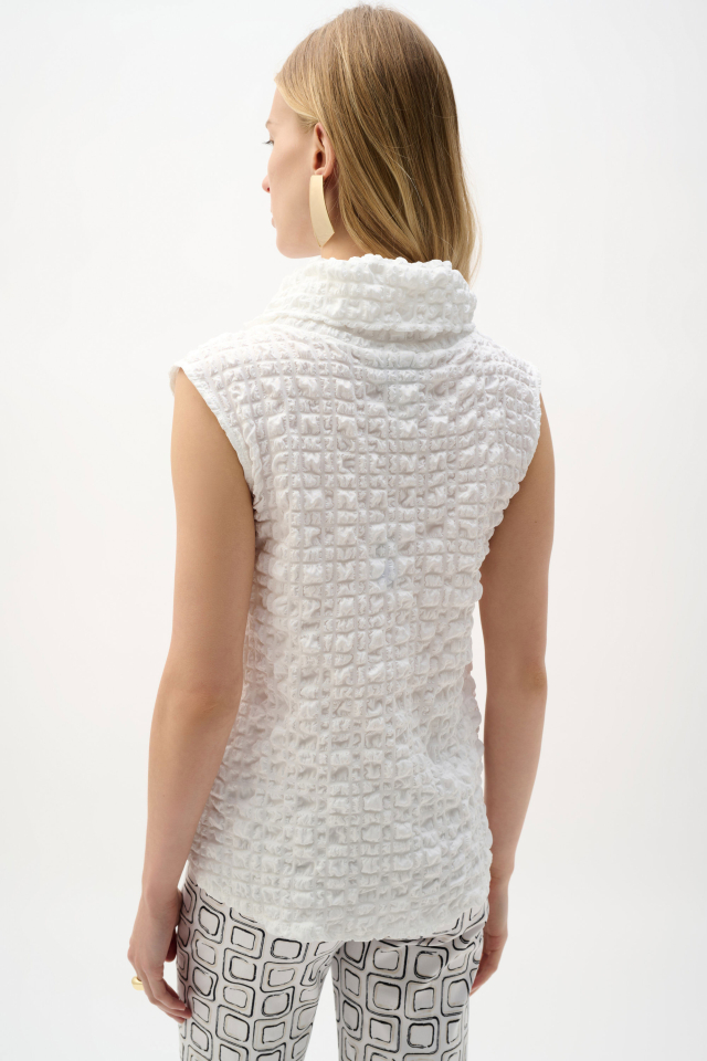 Haut en jacquard sans manches – JOSEPH RIBKOFF