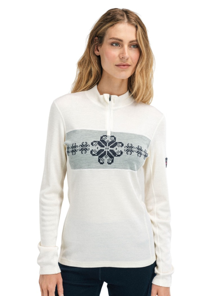 Chandail Falkeberg à demi-zip - DALE OF NORWAY - 30021-A00 - Dale of Norway