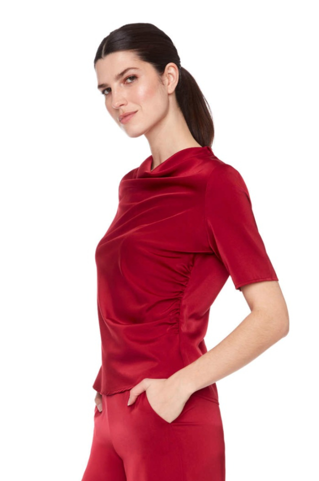 Haut Belize à drapé élégant - UP - 30466 - UP