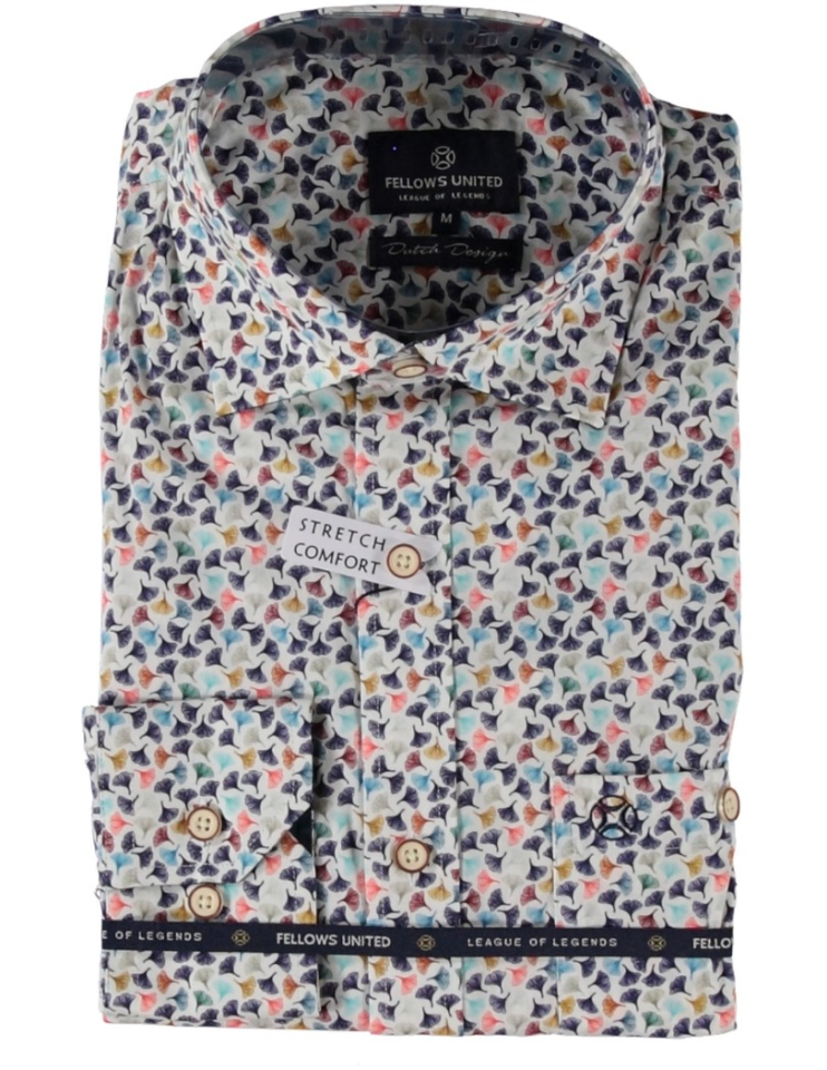 Chemise à manches courtes feuilles - FELLOWS UNITED - 17515 - Fellows united