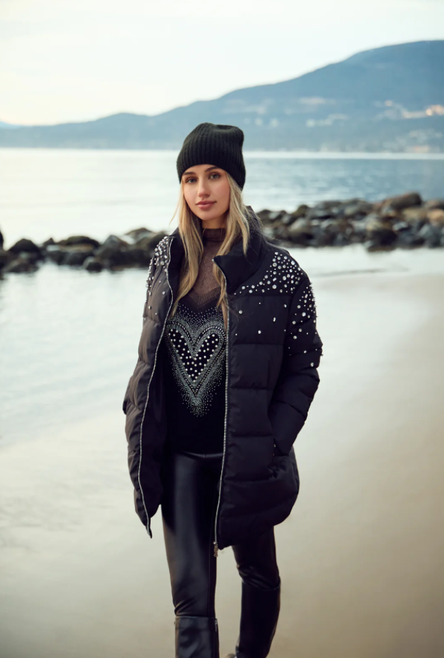 Chandail à motif coeur – FRANK LYMAN