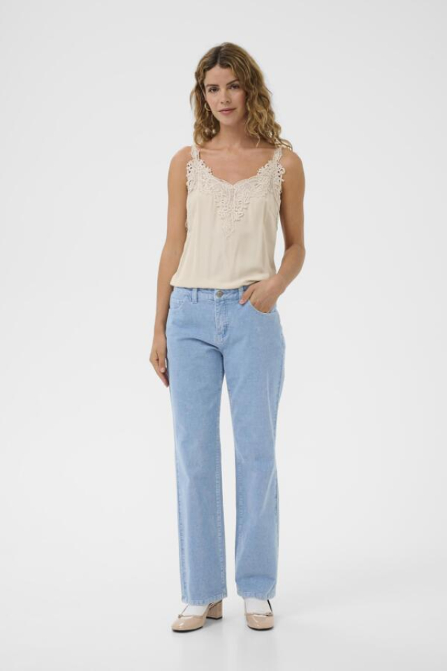 Pantalon Rafael corduroy style denim – CREAM