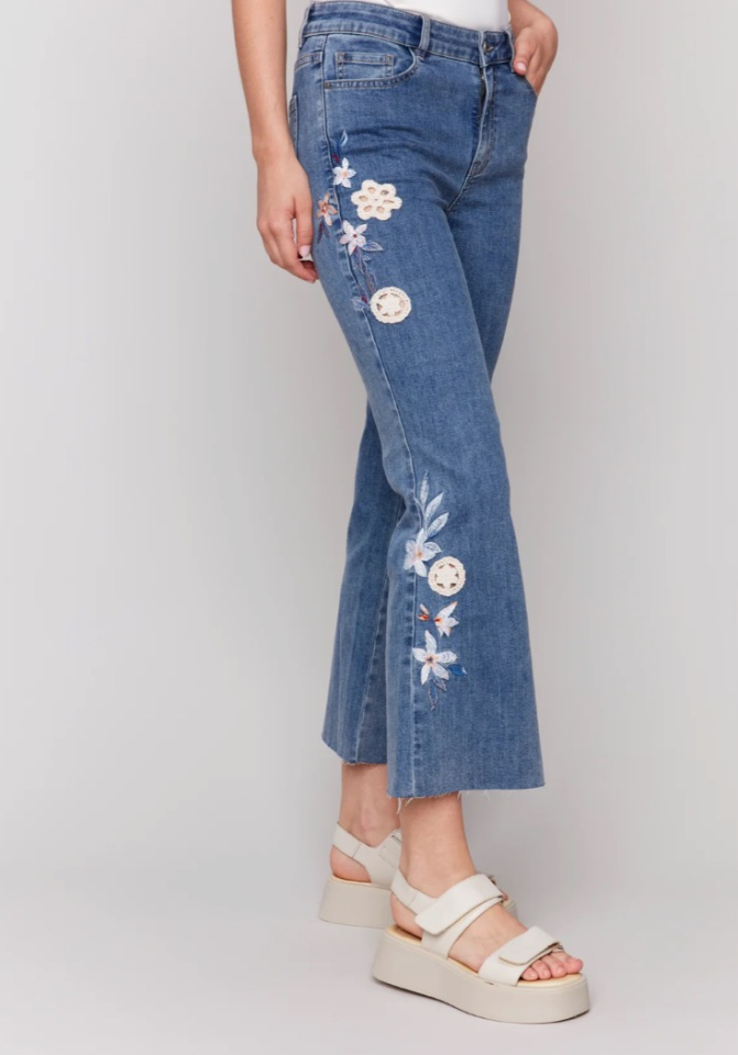 Jean brodé - CHARLIE B - C5652 - Charlie B