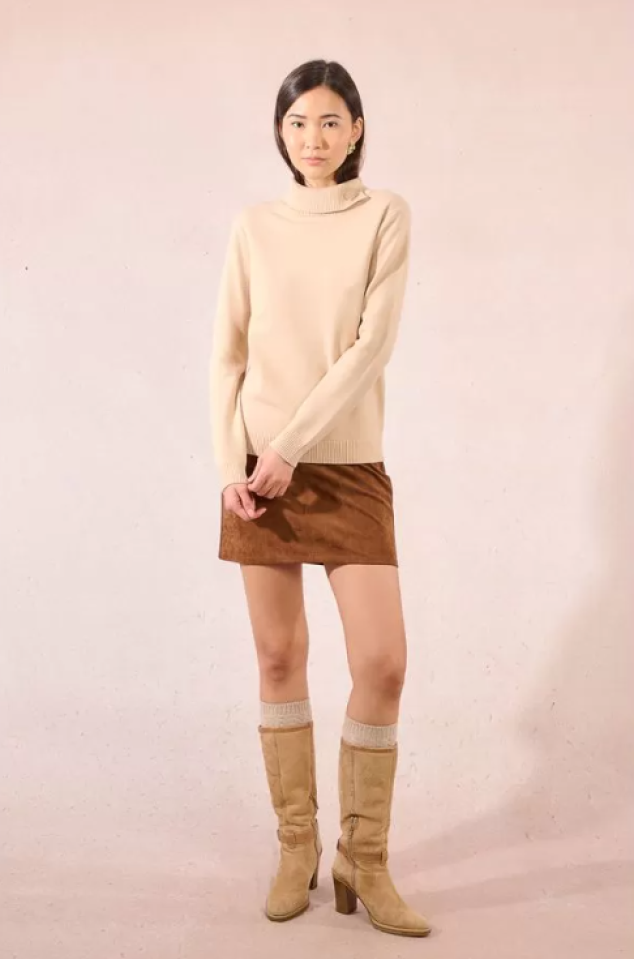 Chandail col roulé à boutons - MOLLY BRACKEN