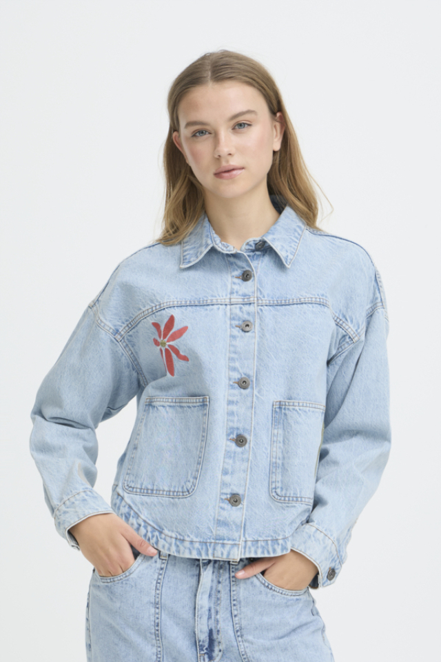 Veste en denim Bauve – ICHI - 20125223 - ICHI