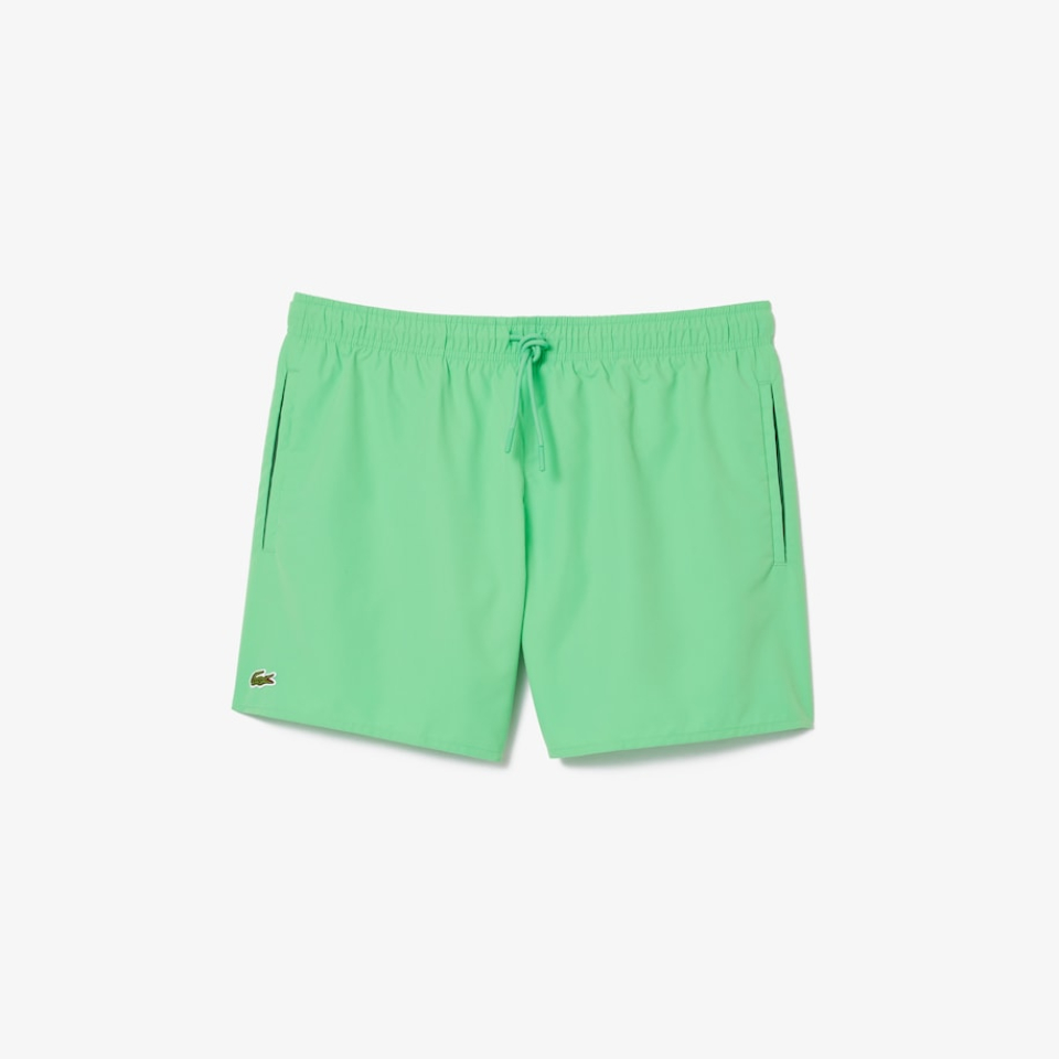 Short de bain uni à séchage rapide - LACOSTE