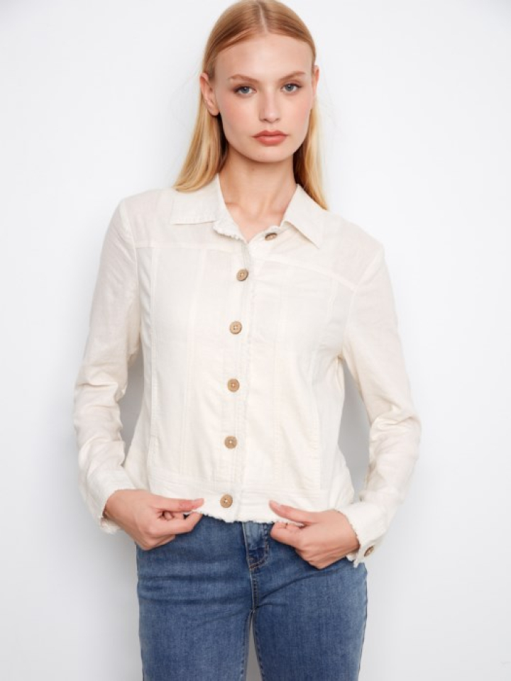 Veste Lin Texturé – CHARLIE B