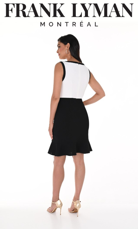 Robe avec bouton en coeur - FRANK LYMAN