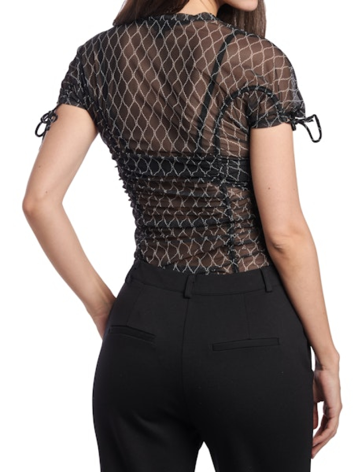 Haut en mesh texturé – GUESS