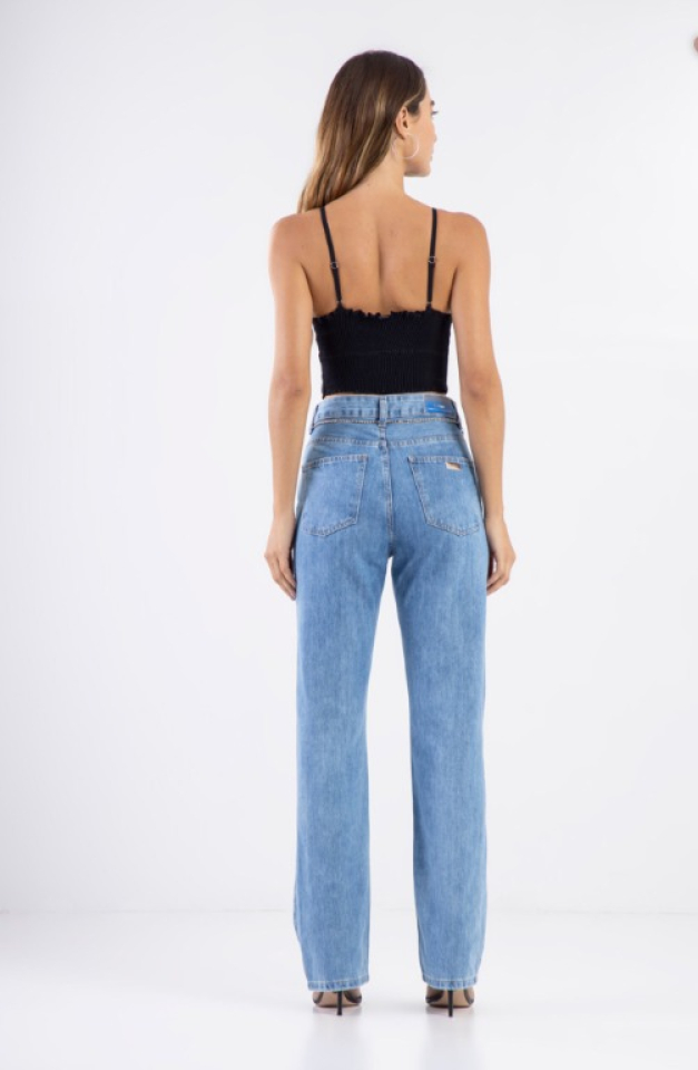 Camisole écourté en crêpe avec oeillets - LEZ A LEZ