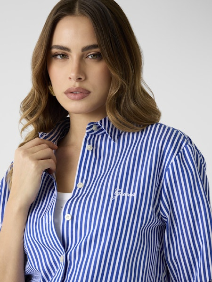 Chemisier oversized manches longues Tecla – GUESS