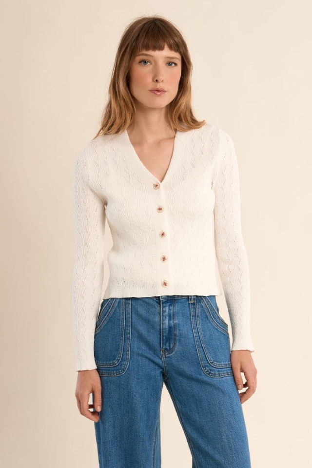 Cardigan ajusté - MOLLY BRACKEN - E1673EP - Molly Bracken