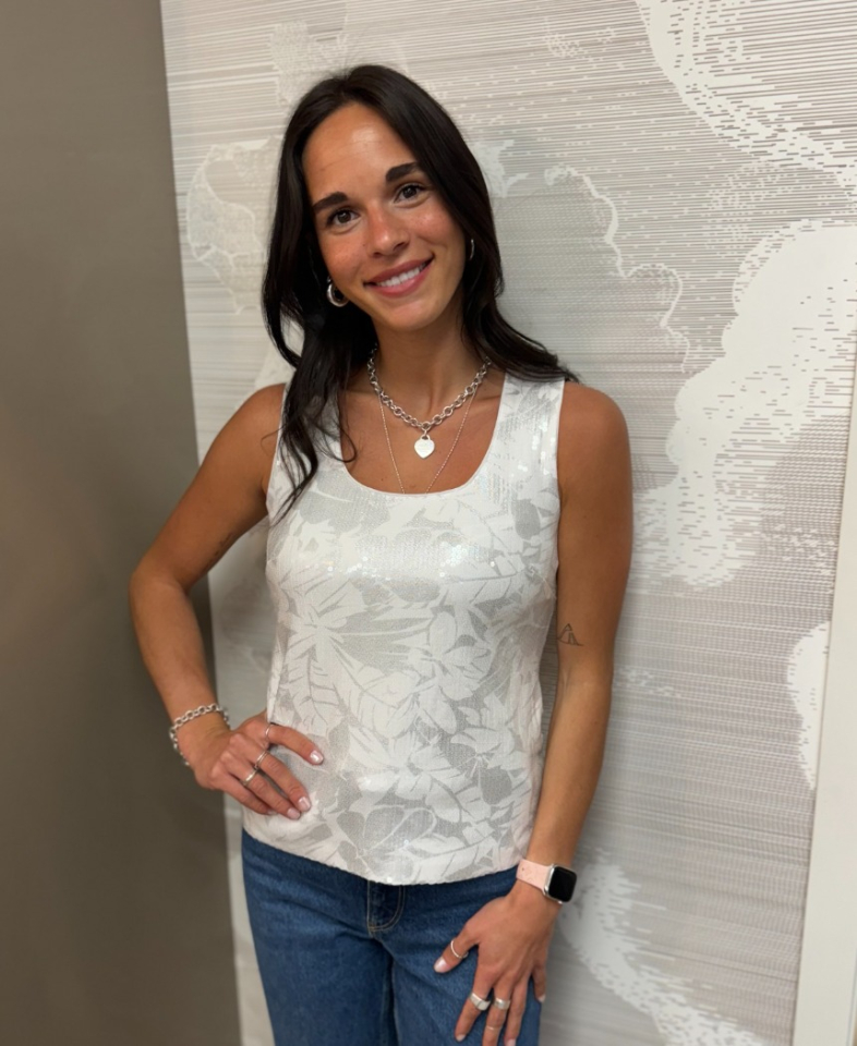 Camisole à paillettes - MICHAEL KORS - MS45198 - Michael Kors