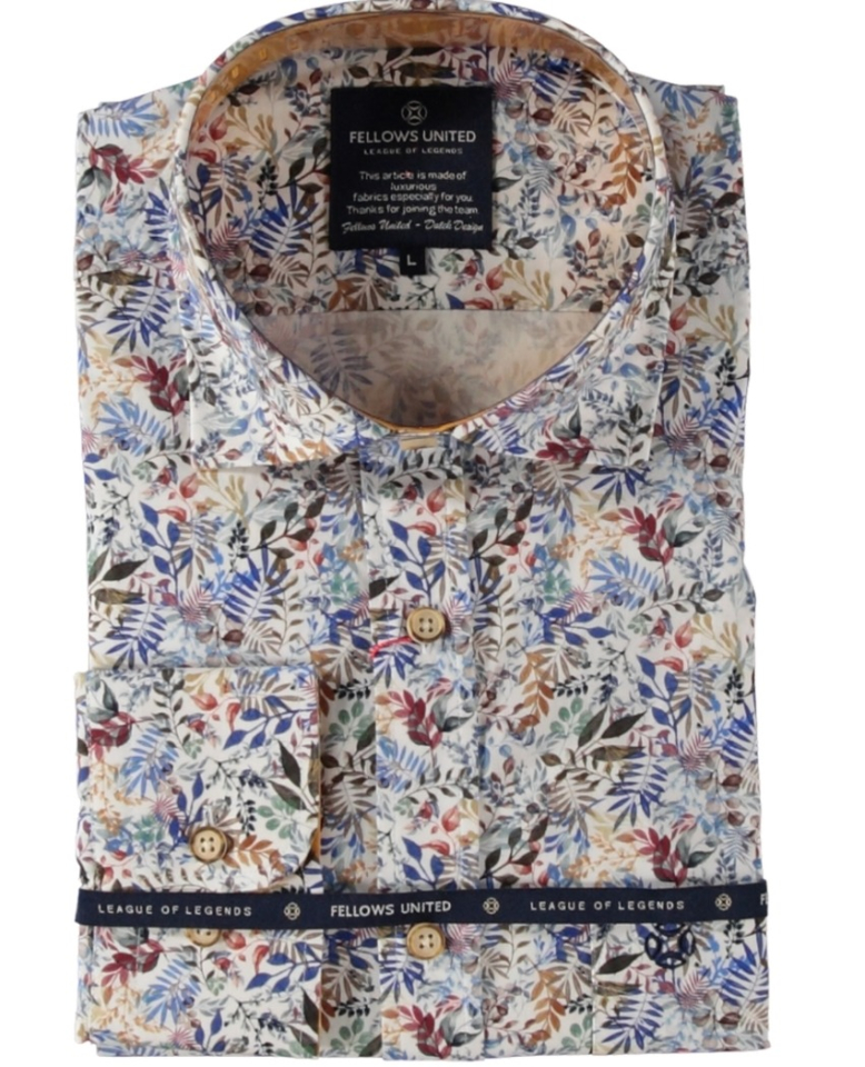 Chemise à imprimé feuilles - FELLOWS UNITED - 6623 - Fellows united