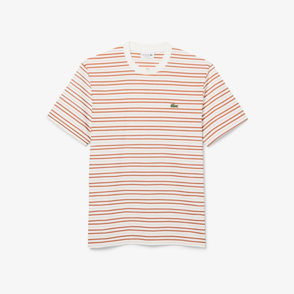 T-shirt classic fit en coton rayé – LACOSTE - TH0874 - LACOSTE