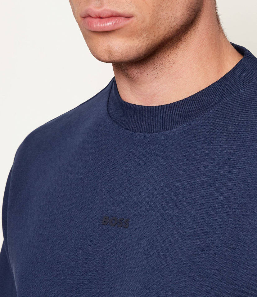 Chandail décontracté en coton terry – HUGO BOSS