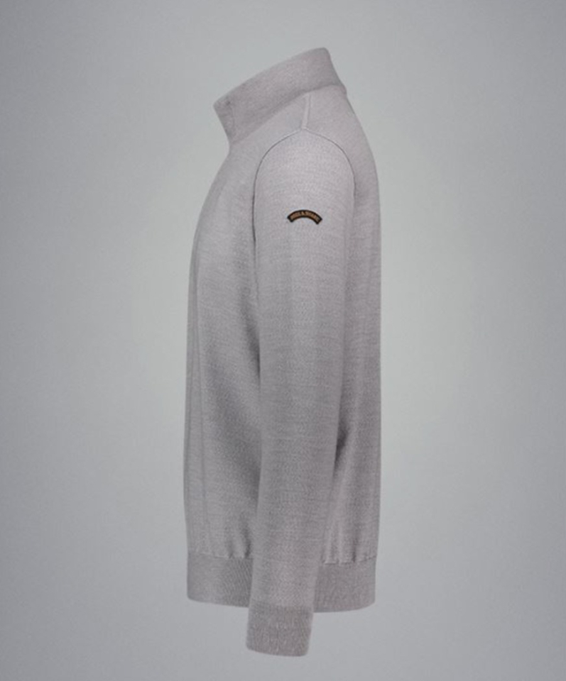 Pull d'été en laine à demi-fermeture éclair - PAUL & SHARK