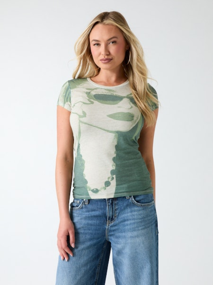 T-shirt ICON SHADES graphique – GUESS - W6GI28K3163 - Guess